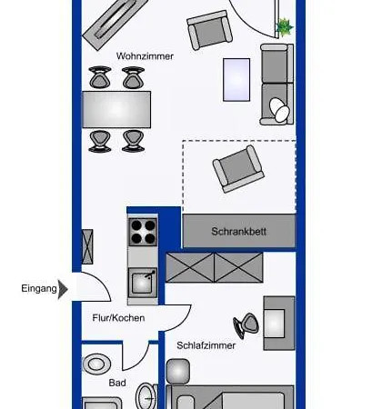 Daire Nordland - Hooge Wyk auf Föhr
